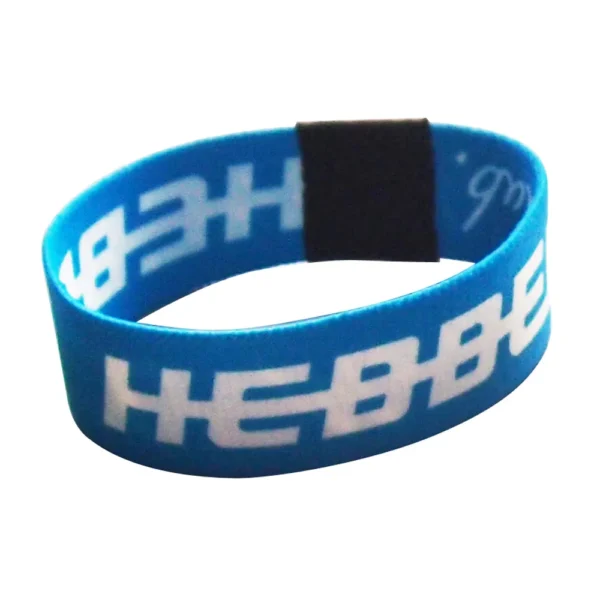Elastic promotional wristbands suitable for all wrist sizes