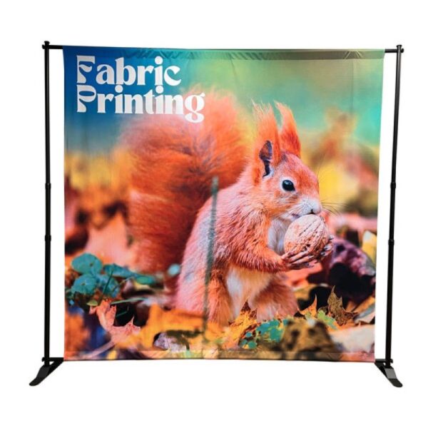 Adjustable Telescopic Fabric Banner with Frame