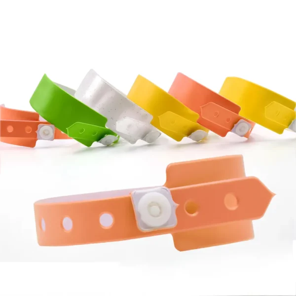 Plain Wide Vinyl Wristbands - Image 2