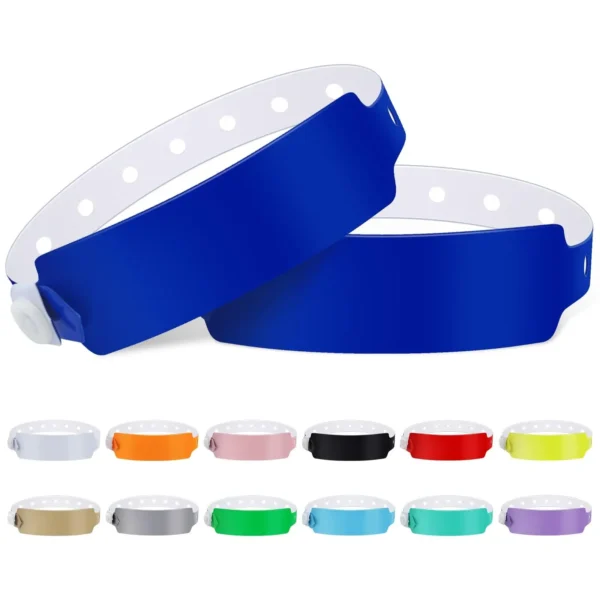 Plain Wide Vinyl Wristbands