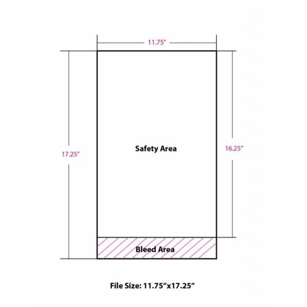 Table top Roll Up Banner 11.25 x 17 - Image 4
