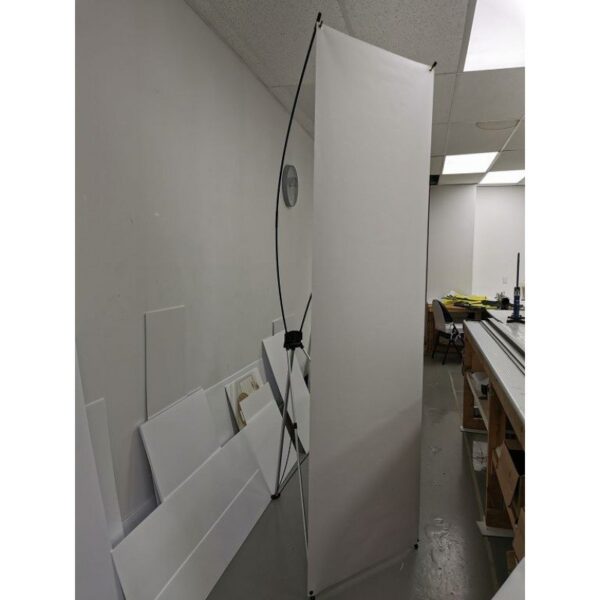 X Stand Banner with frame 28 x 96 - Image 2